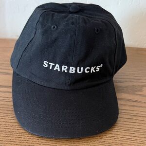 Starbucks Black Cap with White Logo